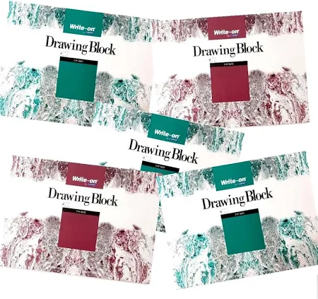 shopping (2) CAMPAP B4, A3 WRITE-ON DRAWING BLOCK