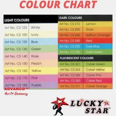 A3 80GSM LUCKY STAR CYBER COLOR PAPER
